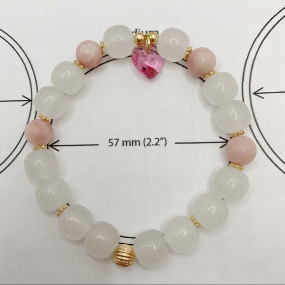 Nature White Jade Bracelet - Picture 10 of 10